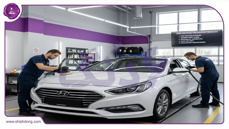 آماده سازی خودرو دست دوم برای فروش