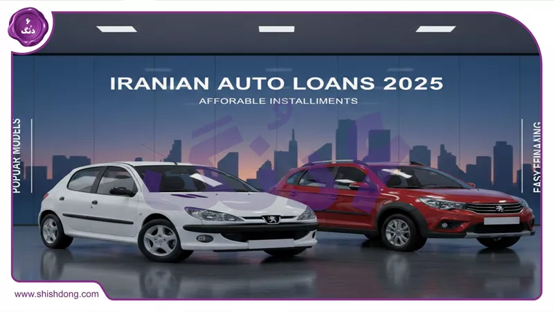تصویر خودروهای اقساطی محبوب در ایران ۱۴۰۴ برای سئو