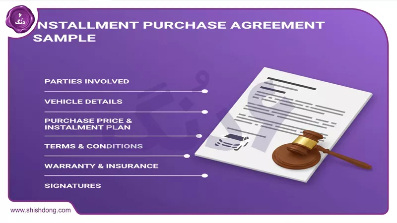 نمونه قرارداد اقساطی