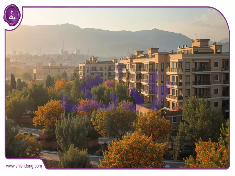 تصویر تاریخی از توسعه بلوار طلاییه شیراز در دهه 1370