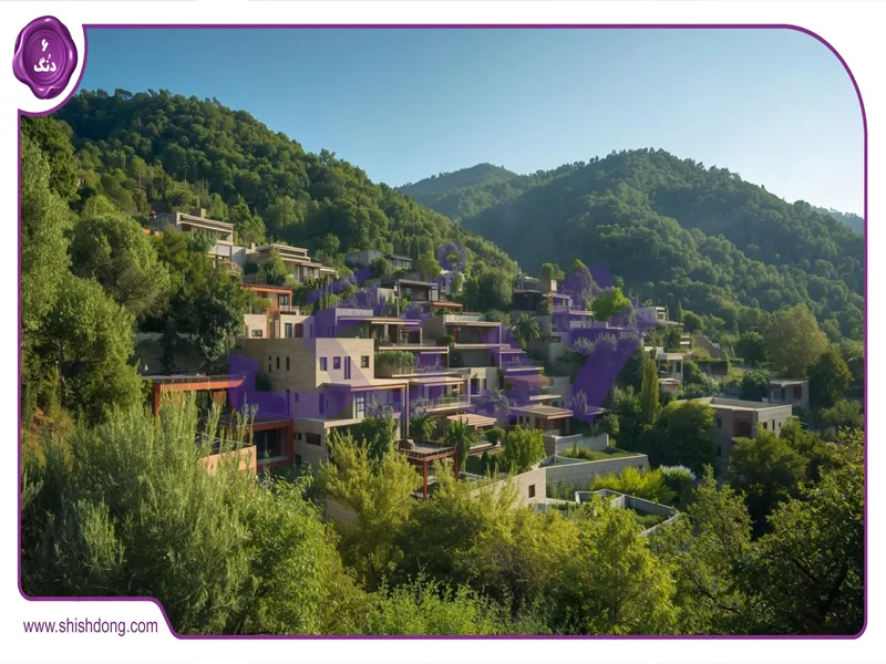 نمایی از محله باهنر رشت، محله لوکس گیلان