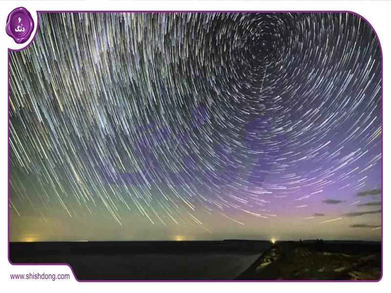 عکس بارش شهابی جباری ۱۴۰۴ در آسمان شب ایران