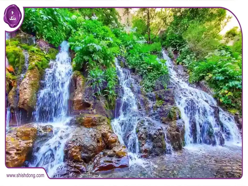 آبشار هفت چشمه نزدیک کردان
