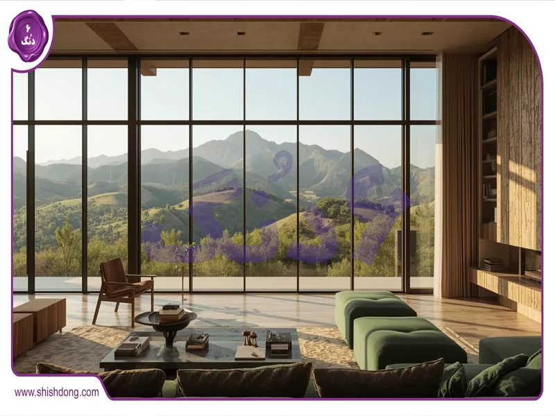 آپارتمان مدرن در رحیم آباد اصفهان با منظره باغ‌های سرسبز