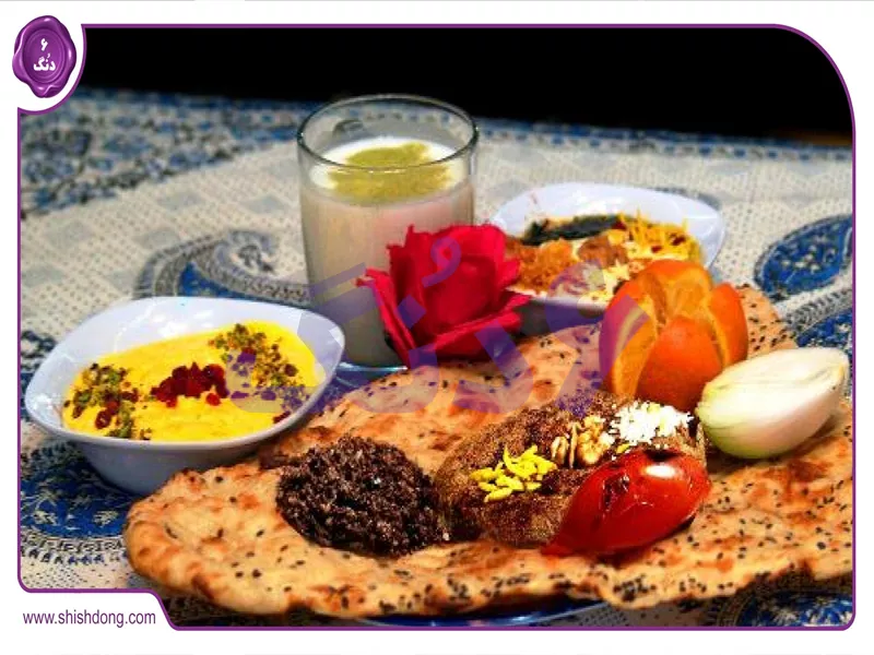 غذاهای محلی اصفهان مانند بریانی و خورش ماست