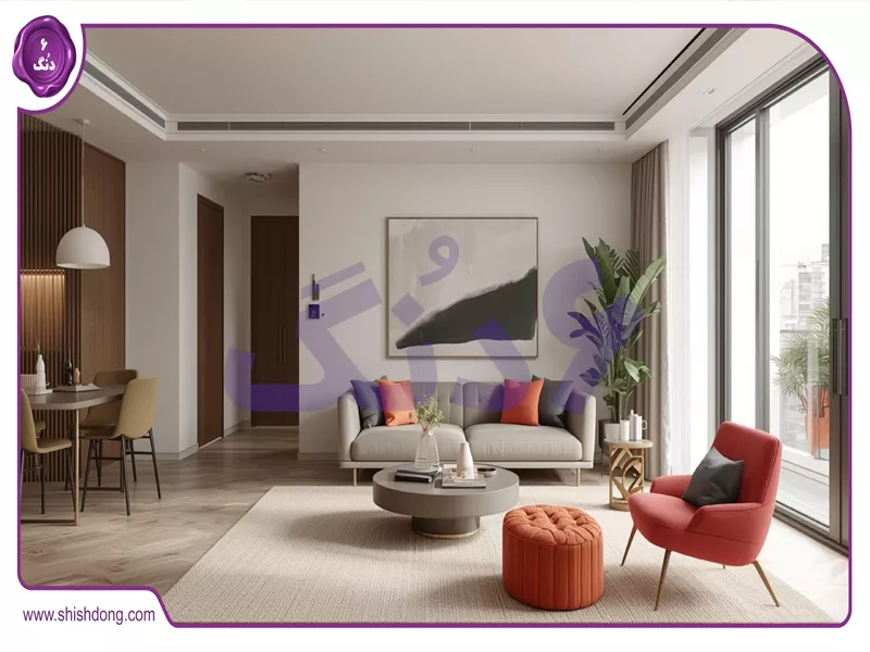 آپارتمان مدرن در رباط اصفهان با منظره چشمه بابا عبدالله