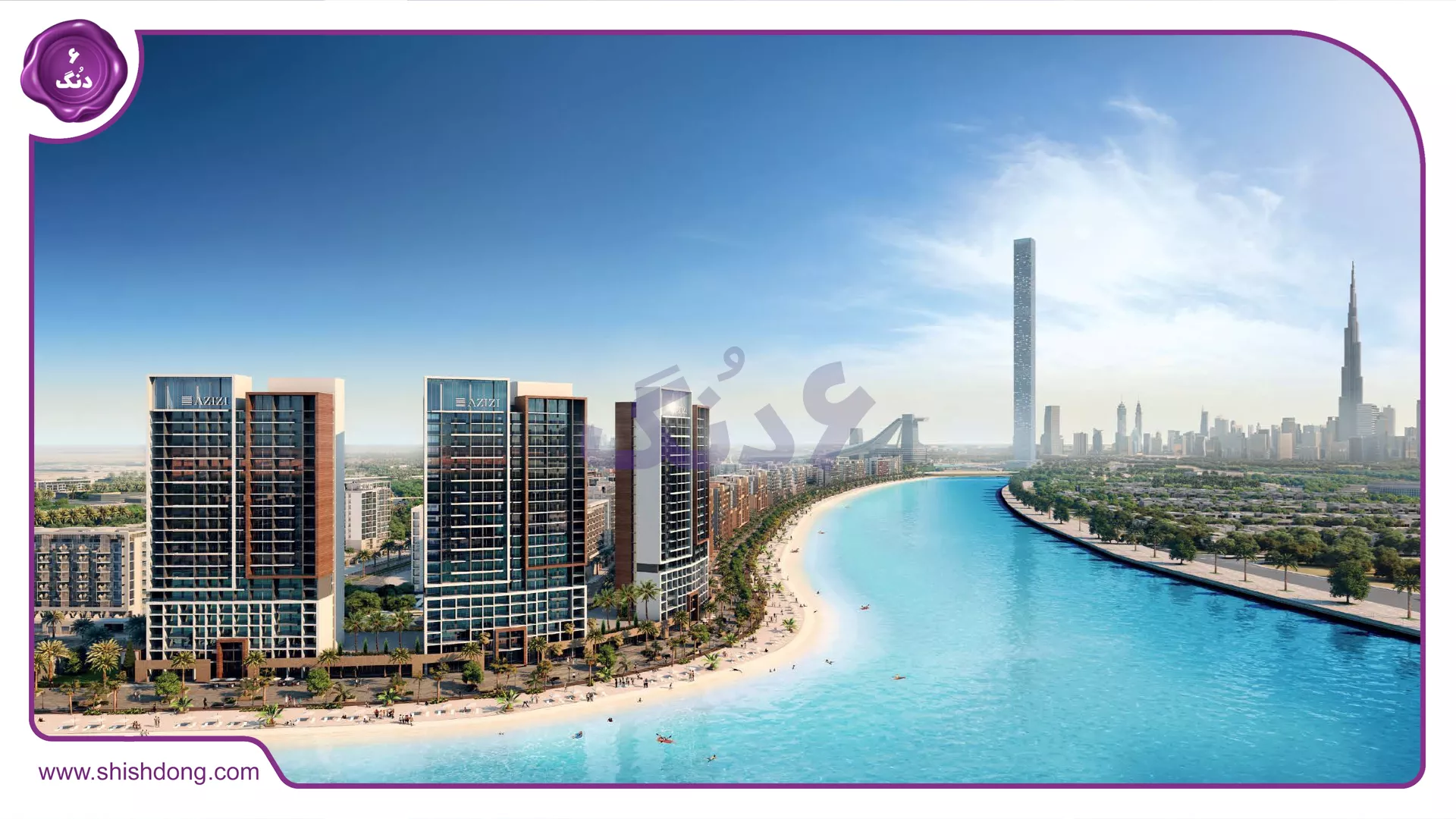 ریویرا دبی Riviera Dubai نمای برج