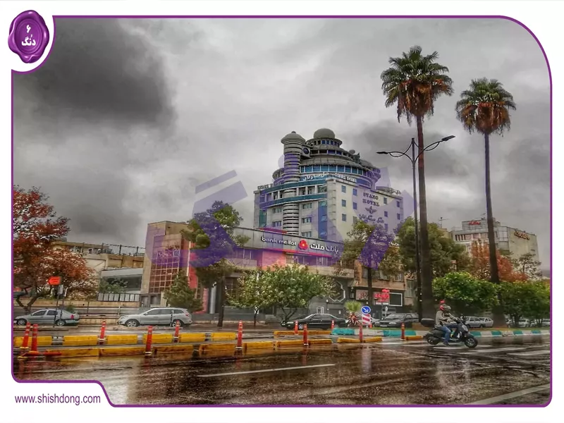 نقشه خیابان اطلسی شیراز