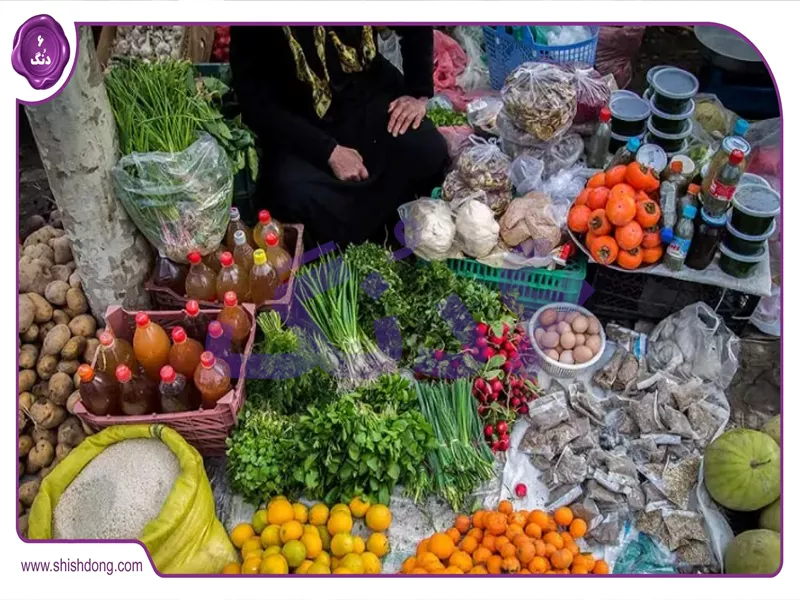 بازار سنتی فومن رنگ و عطر