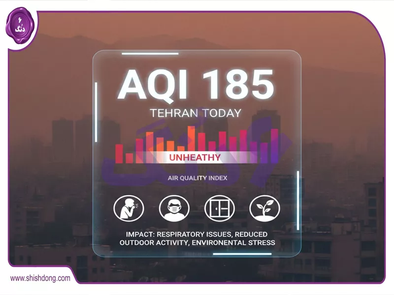 شاخص آلودگی هوا تهران امروز