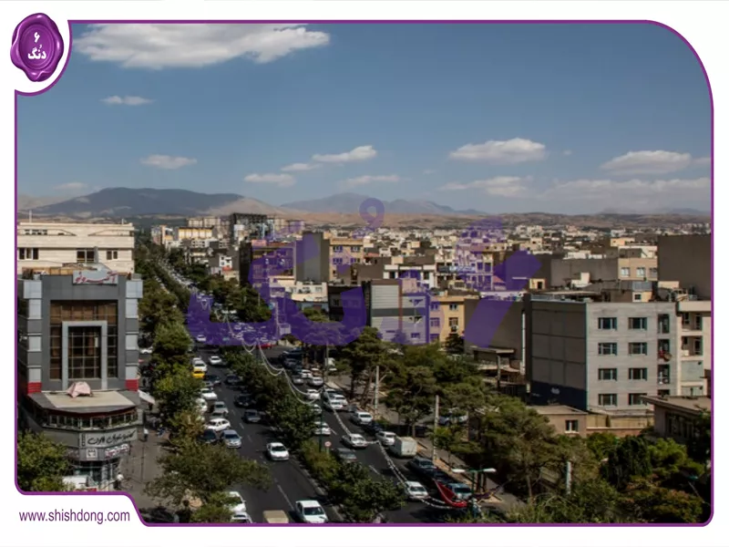 خیابان استخر تهرانپارس – موقعیت در تهرانپارس شرقی منطقه ۴