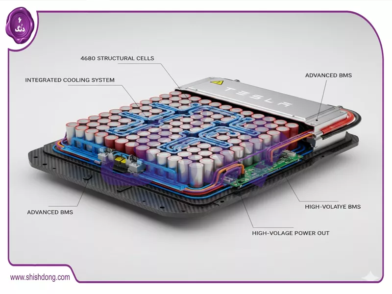 باتری پیشرفته تسلا سمی