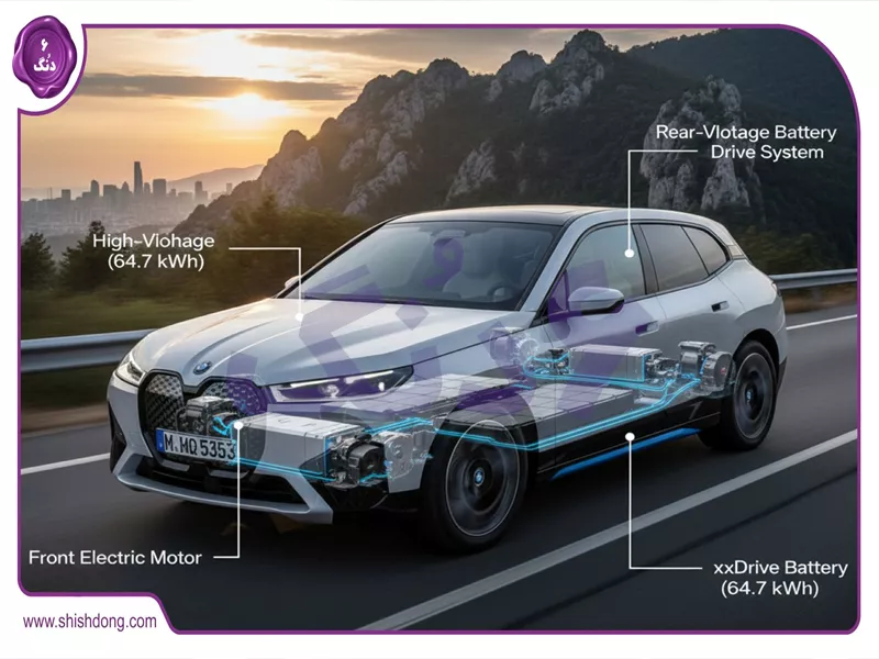 باتری و موتور SUV برقی ب‌ام‌و iX1