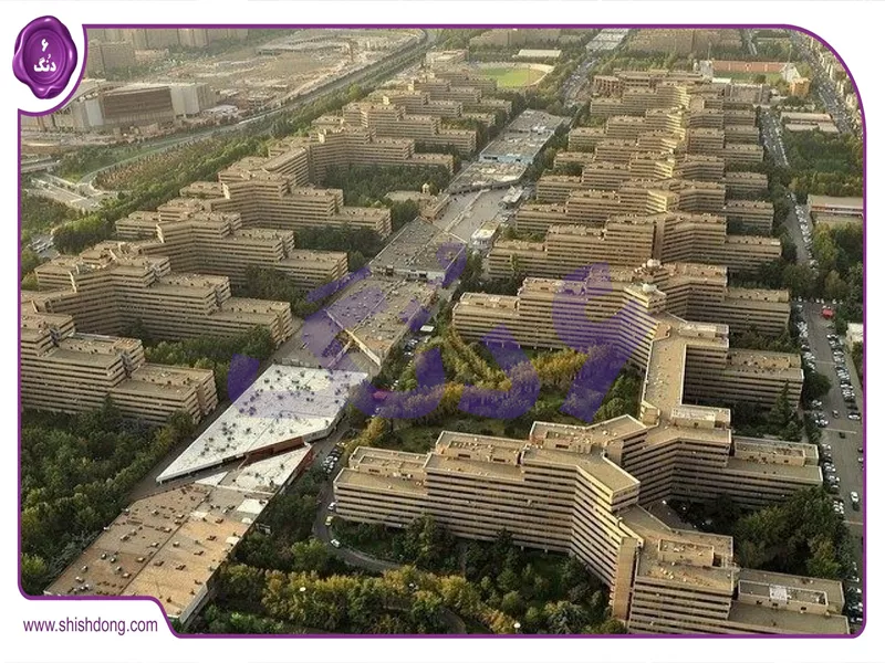 نمای هوایی شهرک اکباتان تهران