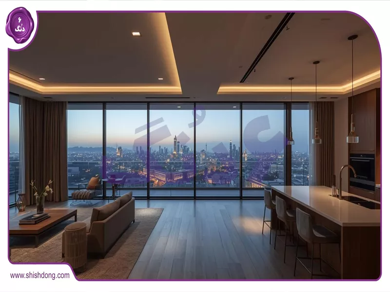 اجاره آپارتمان در کرج با منظره شهر و محله‌های لوکس