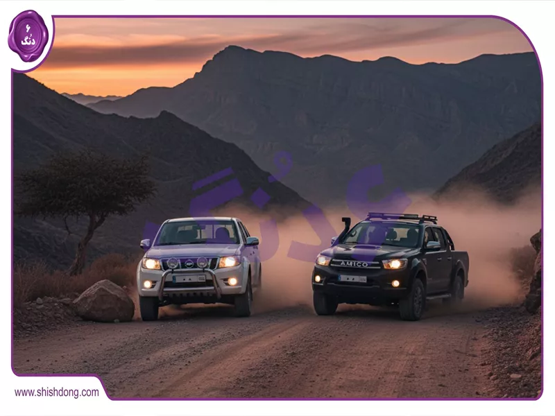 مقایسه وانت کاپرا ۲ دوکابین با آمیکو آسنا توربو