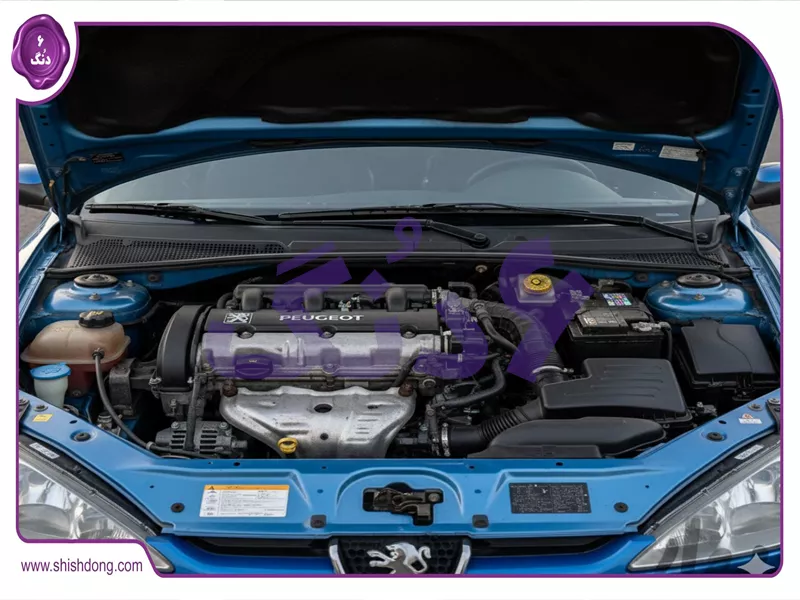 پژو ۲۰۶ تیپ ۵ موتور و گیربکس