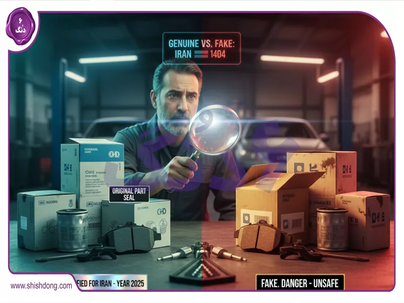 تشخیص قطعات یدکی اصل از تقلبی در بازار ایران