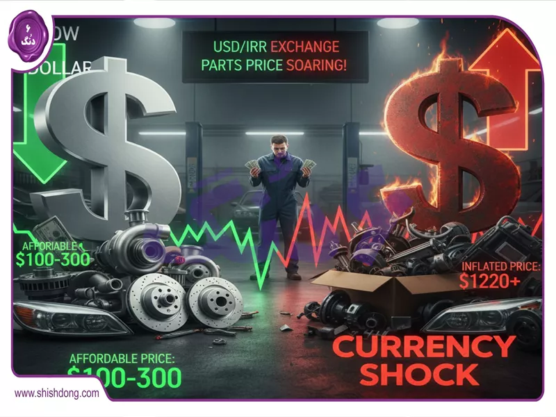 نوسان دلار و قطعات