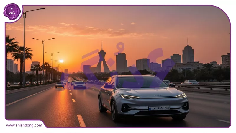 لکسوس Lexus در بزرگراه همت تهران