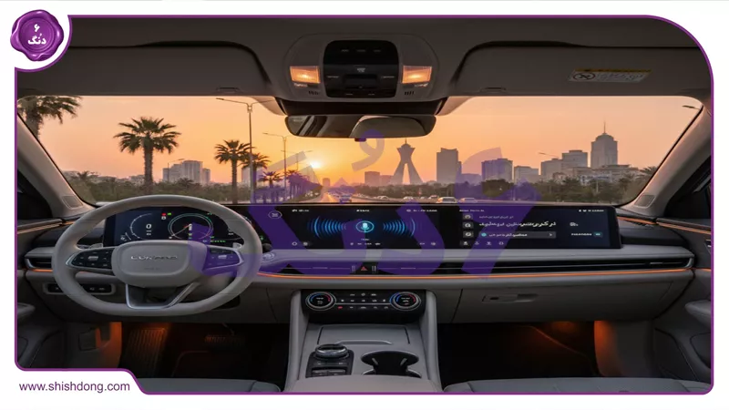 داشبورد لکسوس Lexus با جستجوی صوتی شیش دنگ